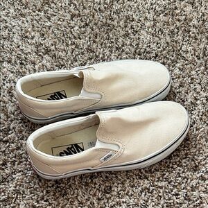 Vans Classic Off-White Slip-On Shoes